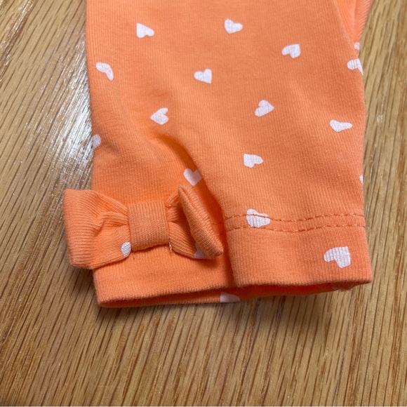 Gymboree pumpkin ruffled long sleeve two piece orange/white set size 0-3 months - Picture 11 of 11